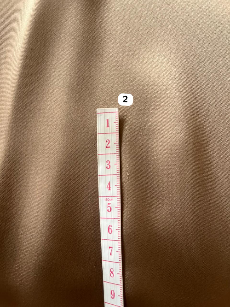 Perfecto Imperfecto Falda Lisa Chocolate Talla L #43