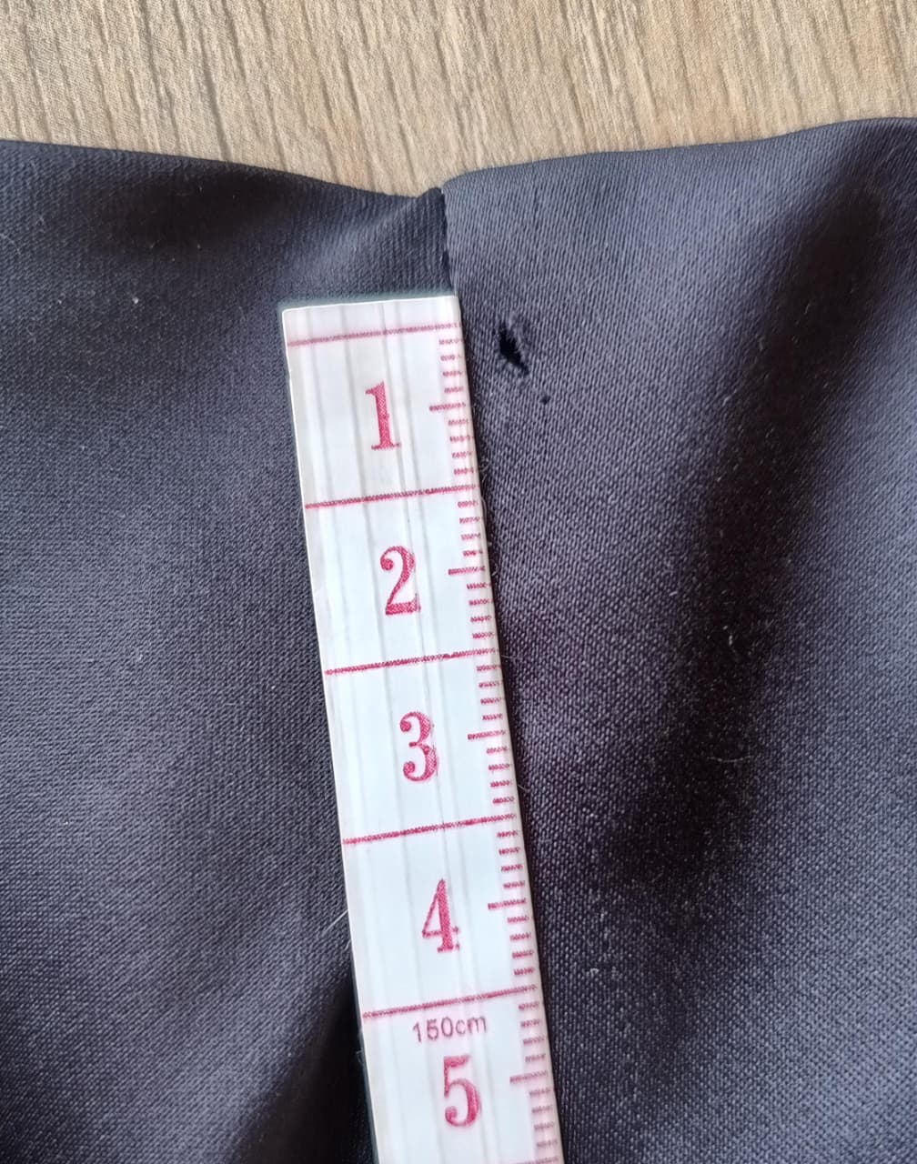 Perfecto Imperfecto Falda Lisa Satin Negra Talla S #417