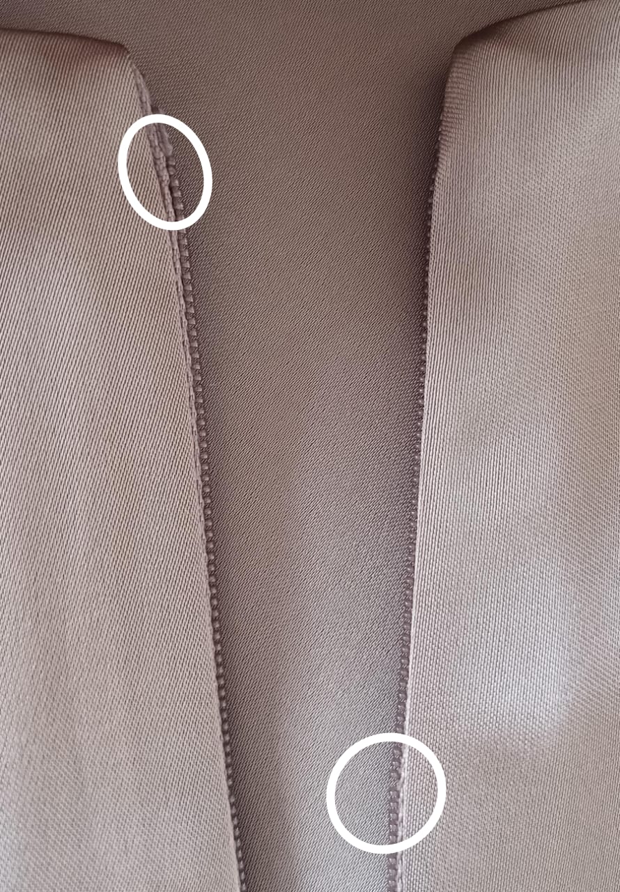 Perfecto Imperfecto Falda Lisa Chocolate Talla S #451