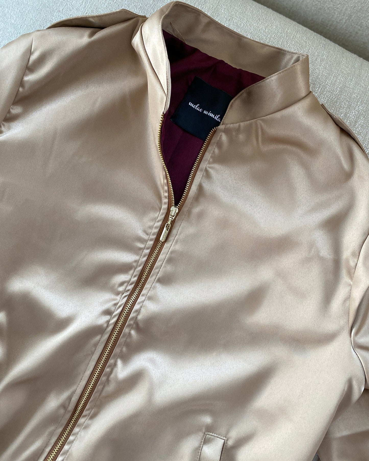 Rock Jacket Dorada (PRE -ORDEN Talla S, M y L, Despachos de esas tallas desde el 10 de diciembre, no disponible para envío Express y entrega inmediata)