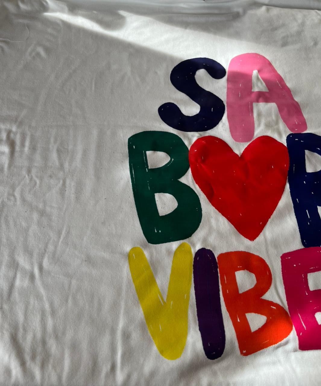 Perfecto Imperfecto Camiseta Oversized Sabor Vibes Talla Única #39