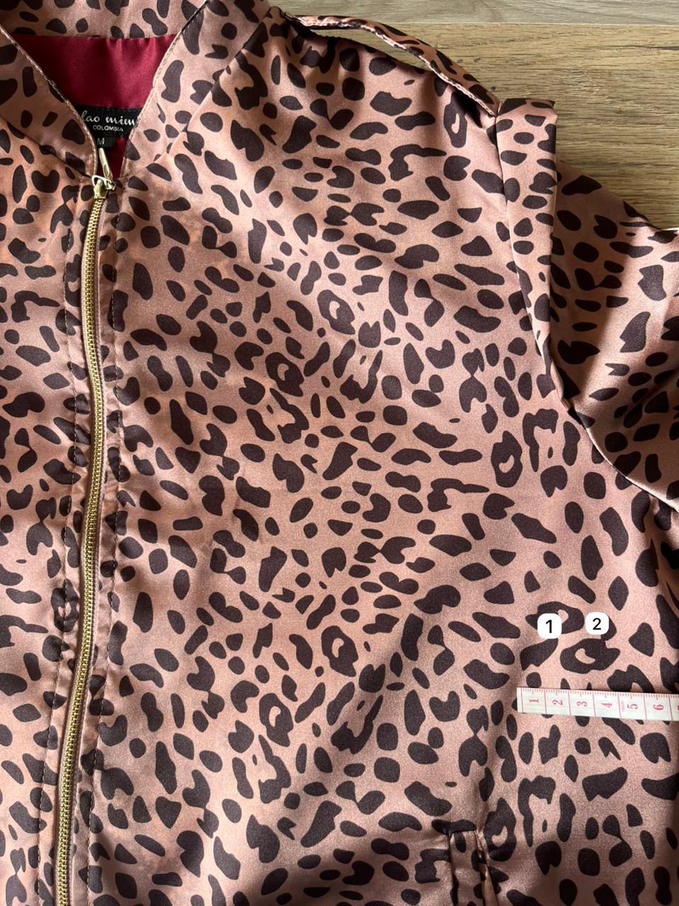 Perfecto Imperfecto Leopard Rock Jacket Talla M #25