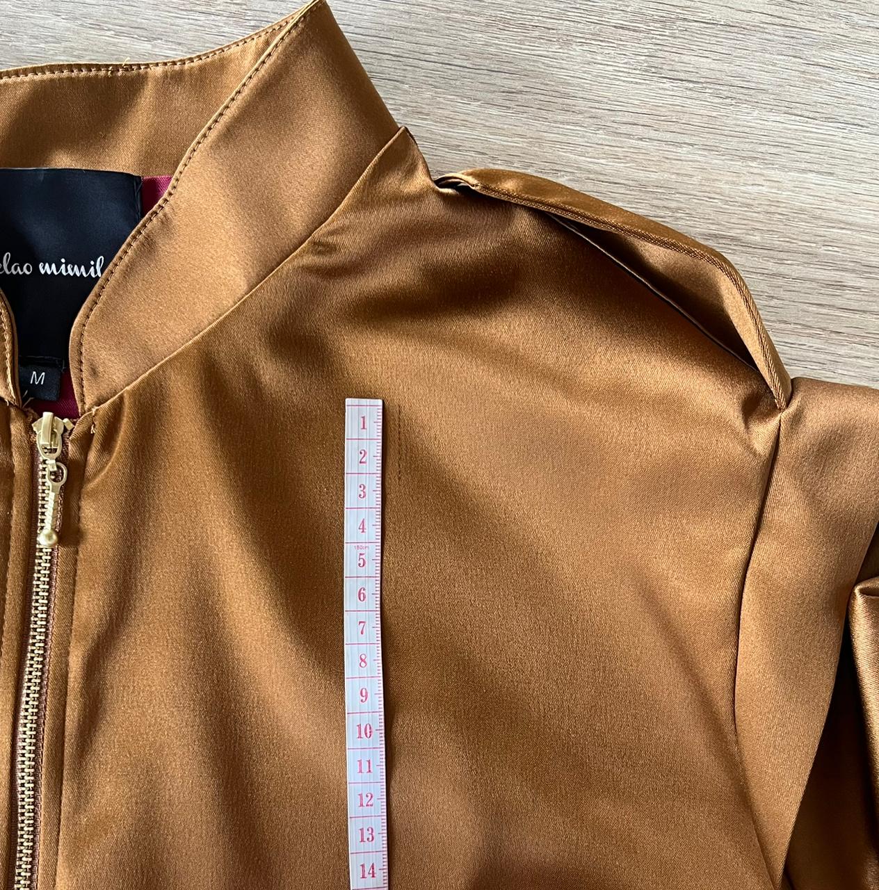 Perfecto Imperfecto Caramel Rock Jacket Talla M #18