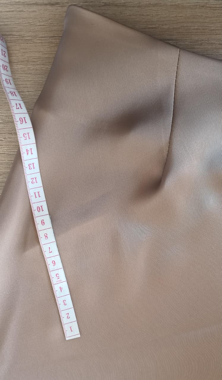 Perfecto Imperfecto Falda Lisa Chocolate Talla S #451