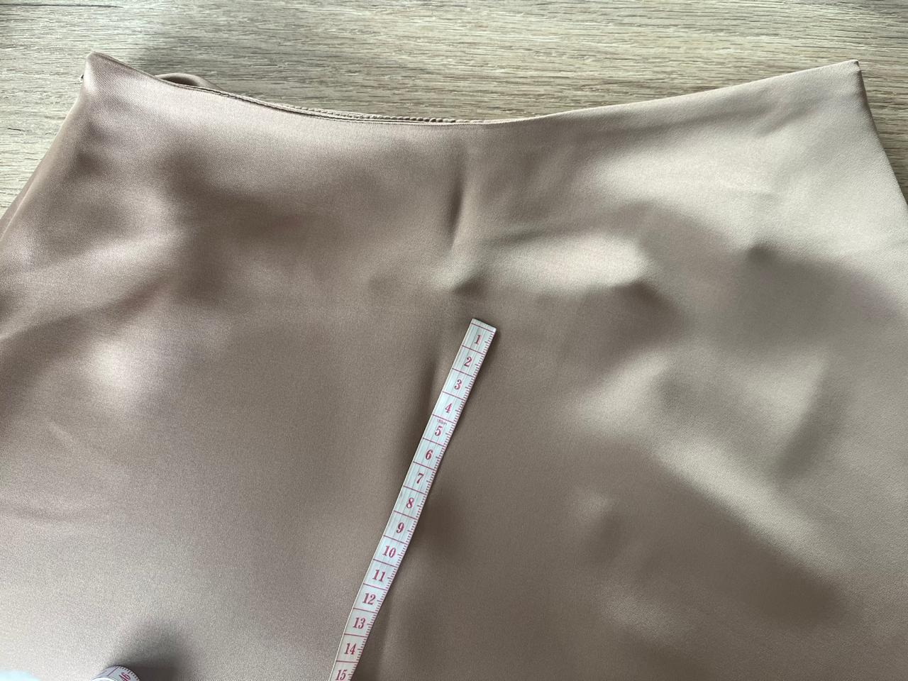 Perfecto Imperfecto Falda Lisa Chocolate Talla S #32