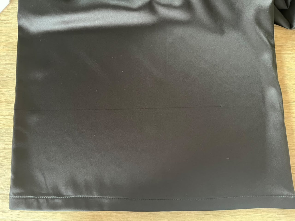 Perfecto Imperfecto Palazzo Negro Satín Talla L #92