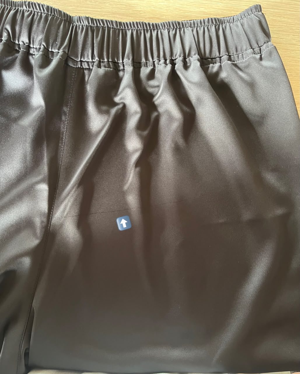 Perfecto Imperfecto Palazzo Negro Satín Talla M #91