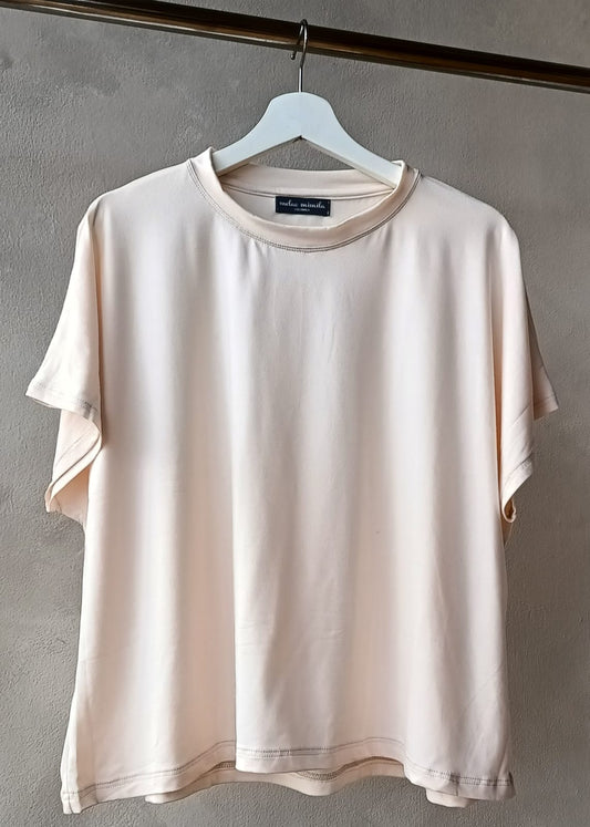 Perfecto Imperfecto Camiseta Oversized Crema Talla Unica #360