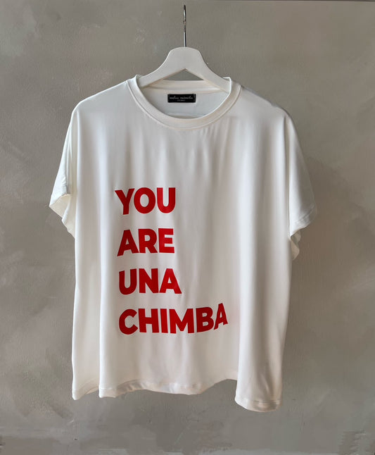 Camiseta Oversized You Are Una Chimba