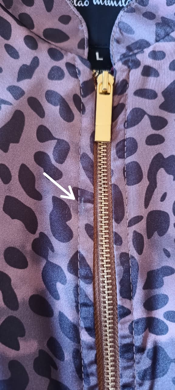 Perfecto Imperfecto Leopard Rock Jacket Talla L #458