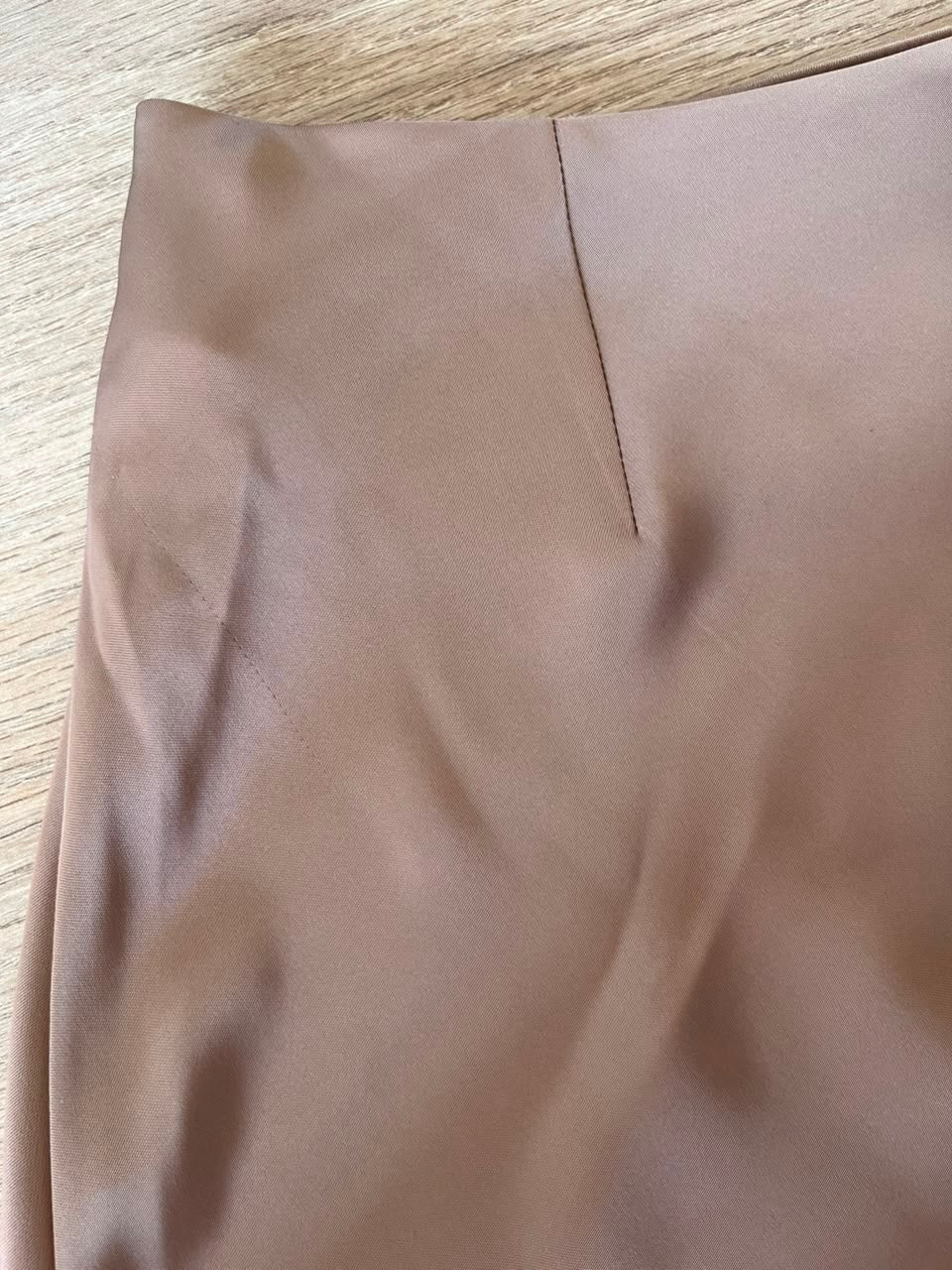 Perfecto Imperfecto Falda Lisa Chocolate Talla M #63