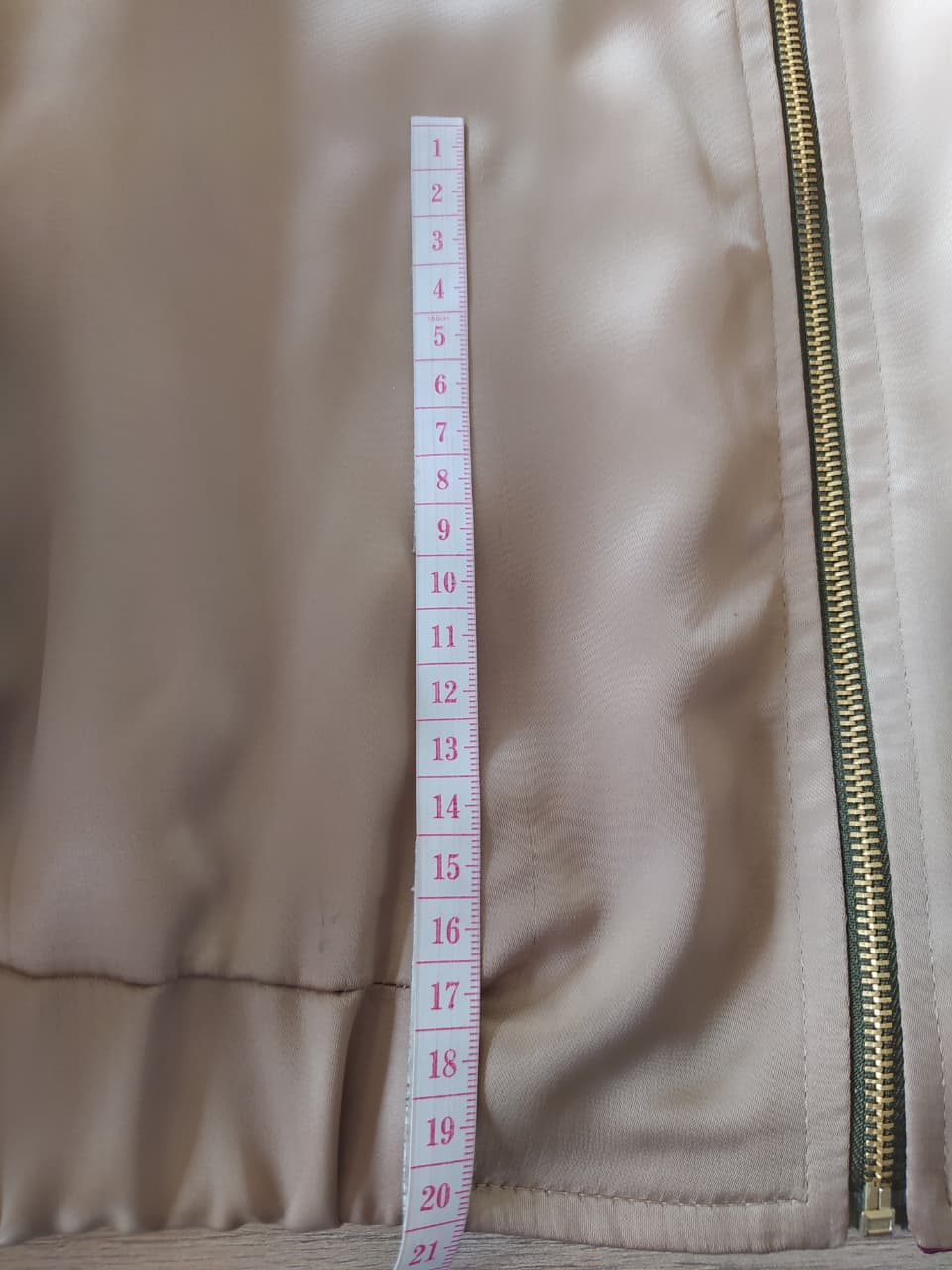 Perfecto Imperfecto Rock Jacket Dorada Talla L #02