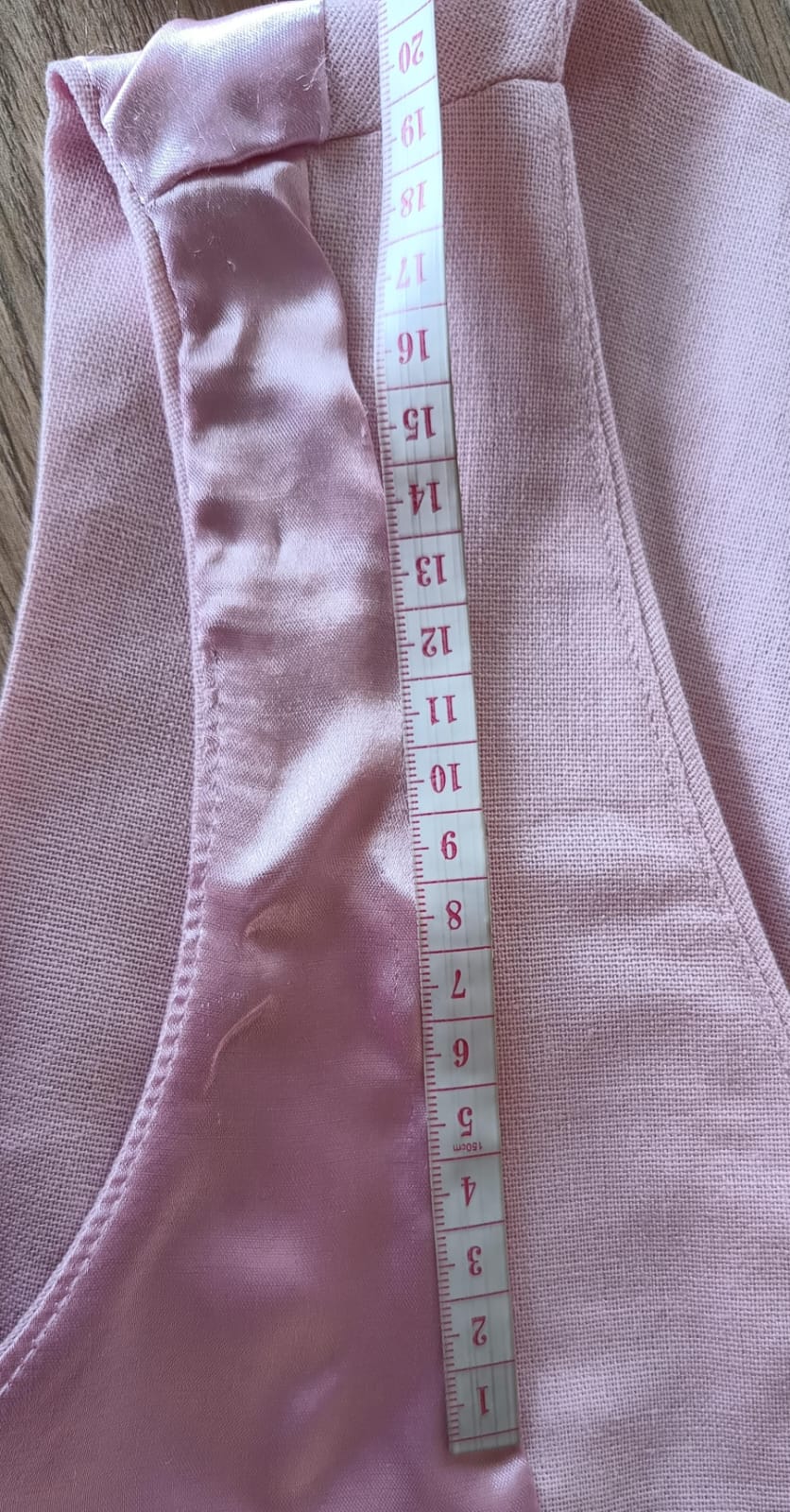 Perfecto Imperfecto Chaleco Rosa Talla S #446