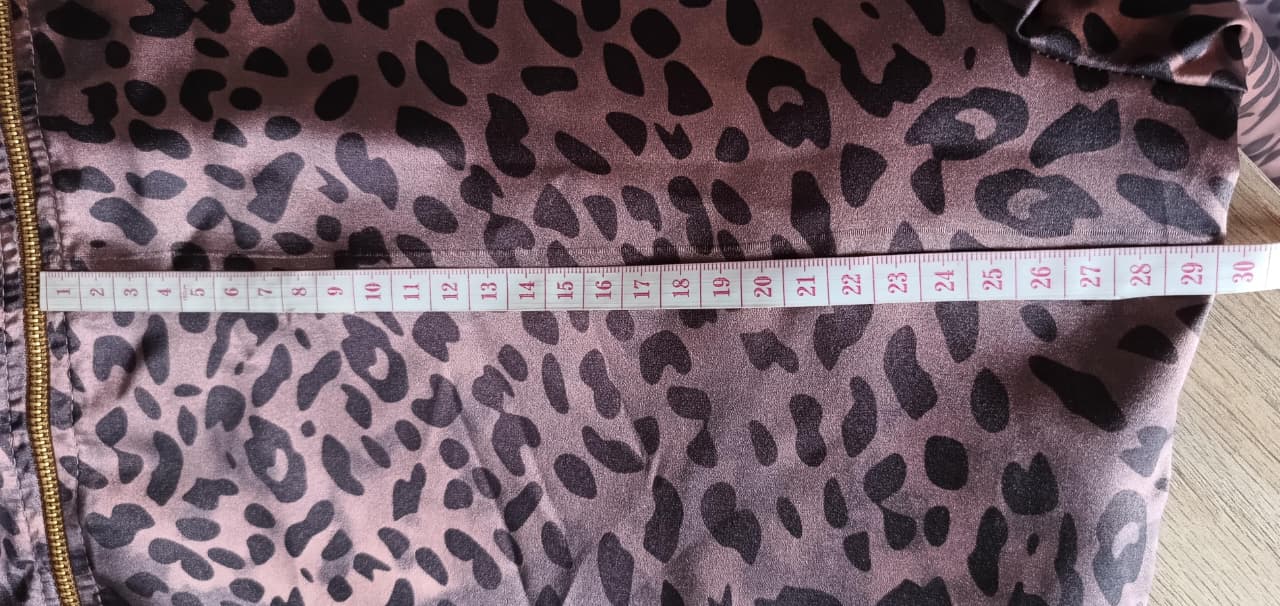 Perfecto Imperfecto Leopard Rock Jacket Talla M #463